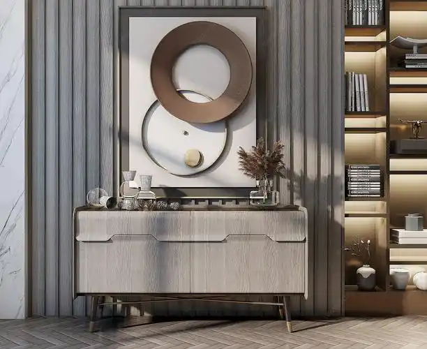 现代轻奢端景柜模型信息