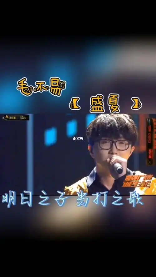 毛不易盛夏明日之子