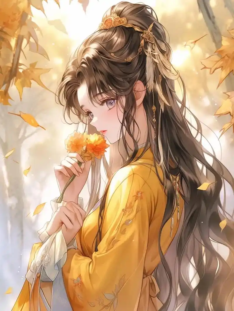 二十四节气动漫角色之立秋.#ai绘画 #midjourney - 抖音