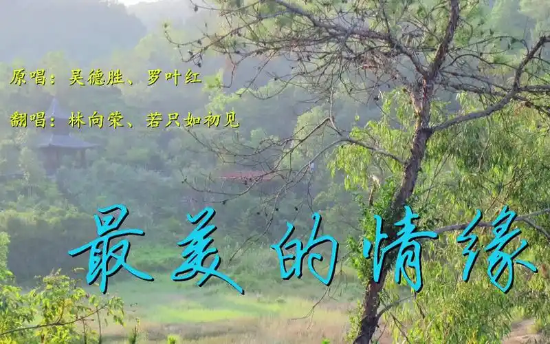 与歌友合唱一首情歌最美的情缘原唱罗叶红吴德胜