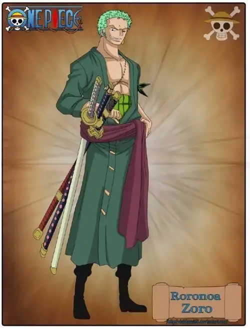 两年后索隆全身