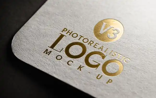 烫金效果样机模板