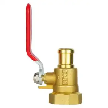 家用手动开关丝扣 长手柄阀 冷热水球阀 风机盘管阀门 铜球阀dn25