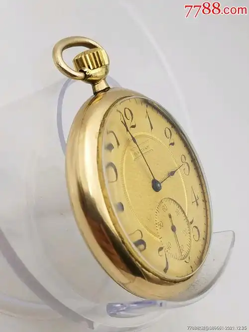 柏灵顿开面包金古董怀表_怀表/挂表_图片鉴赏_收藏价值_7788怀表收藏