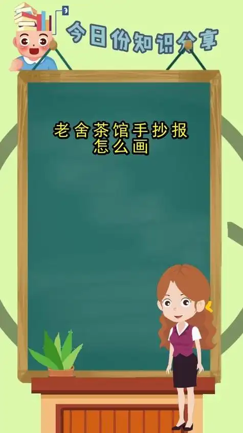 有关老舍茶馆手抄报 手抄报版面设计图