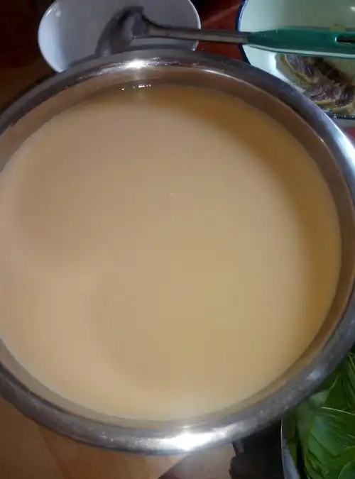 欧阳宇萱做的浓浓的锅煮奶茶