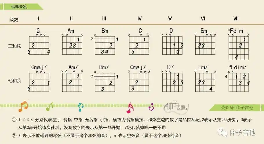 吉他弹唱固定和弦走向编配_感觉_拇指_分割