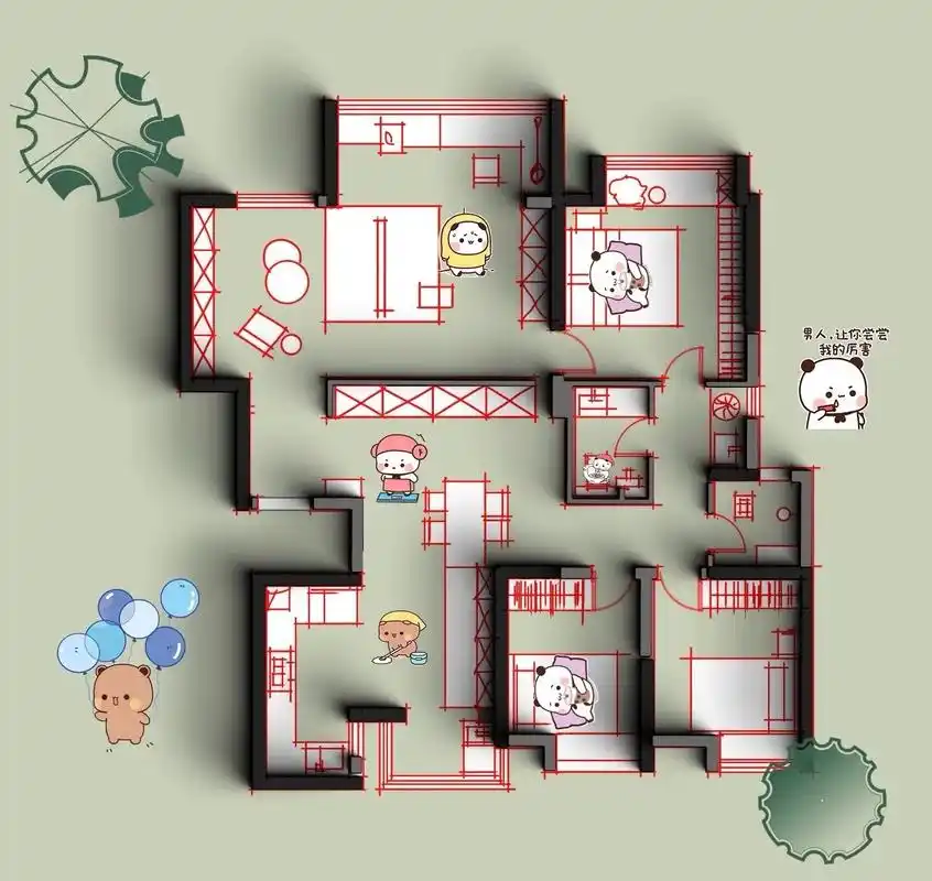 平面设计2一平!效果图10一平!施工图6一平!放图10