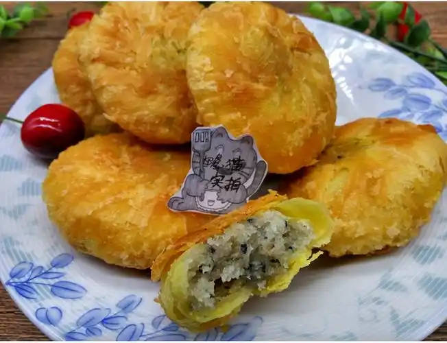 正宗老婆饼山东特产老婆饼酥饼整箱 净重5斤50-60个包邮糕点点心