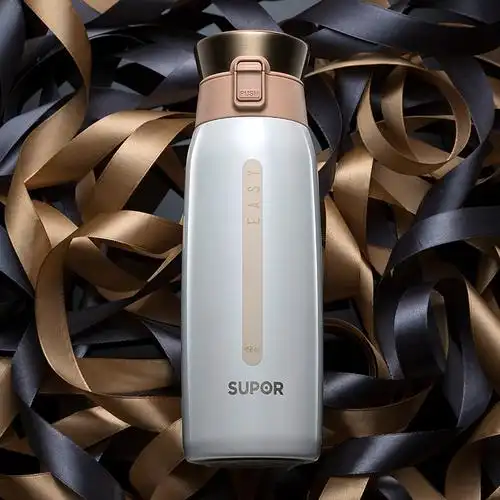 苏泊尔水杯星空保温杯高档男女500ml大容量杯子304不锈钢商务泡茶