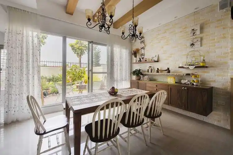 天恒花园 田园风格装修效果图