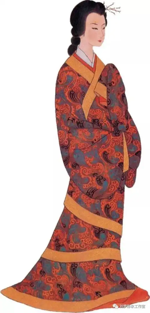 袤衣广袖汉朝曲裾深衣的出现与东周时期汉族人没有发明合裆裤有关