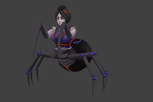 日系 卡通 蜘蛛精 妖精