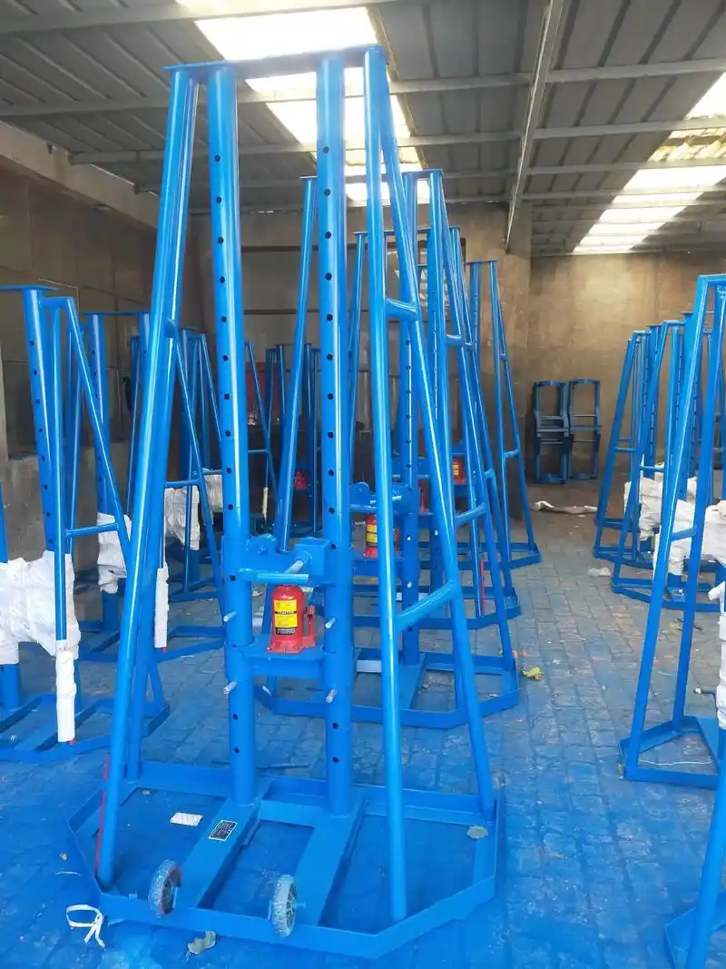 20吨电缆放线架#带刹车电缆放线架.20吨电缆放线架 自高2 - 抖音