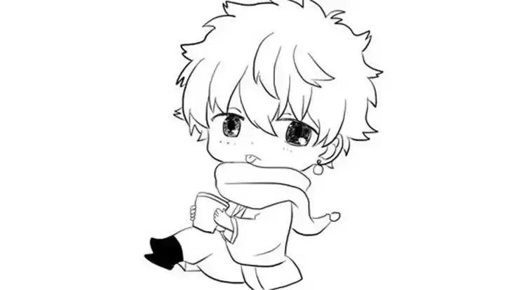 可爱的q版小男孩动漫简笔画-才艺-在线观看-高清下载-风行视频