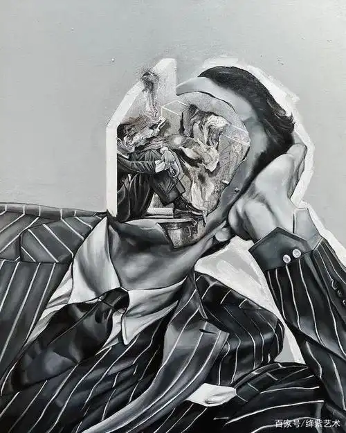 混乱的超现实肖像画,窥探人的内心世界