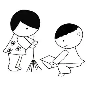 少先队员简笔画