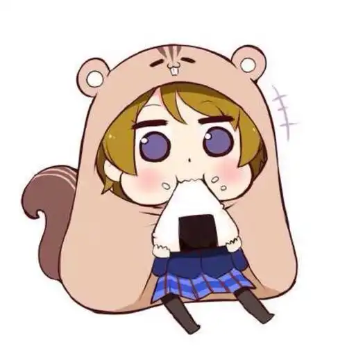 动漫二次元头像love live萌q版小泉花阳软萌仓鼠