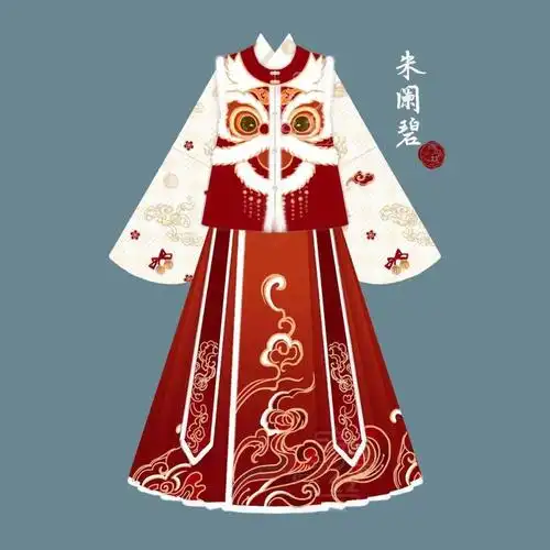 100张汉服平面款式效果图分享