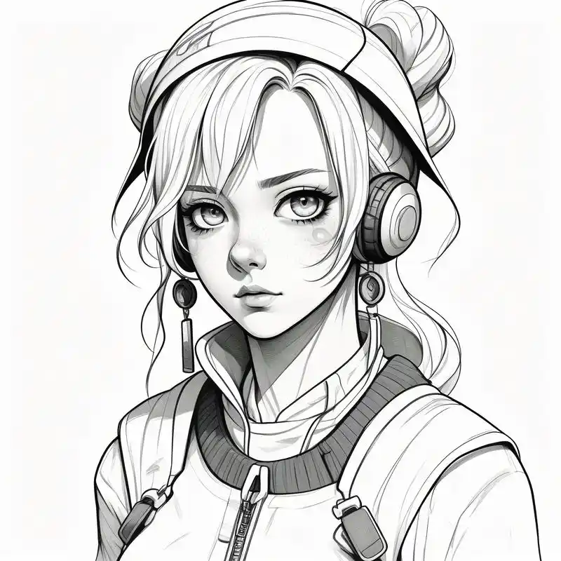 黑白素描头像|质感细腻 黑白素描头像来啦,简单的线条勾勒出不一样的