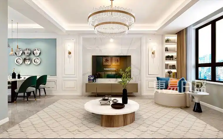 大者安吉151平米简欧风格装修效果图