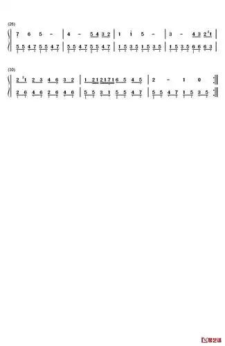 葬礼进行曲钢琴简谱数字双手肖邦