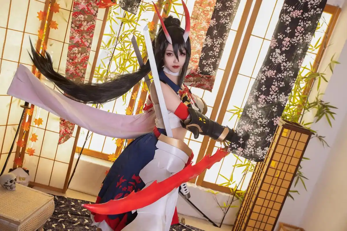《阴阳师》赤影妖刀姬cos.《阴 - 抖音