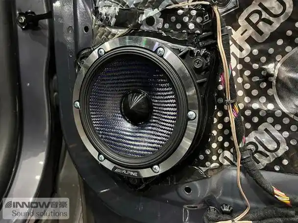 品味好音乐上海音豪比亚迪唐汽车音响改装日本阿尔派dp65c两分频