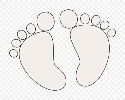 宝宝小脚印手绘图摄影清新蓝色球体背景图片圆规笔和尺子绘图的学习