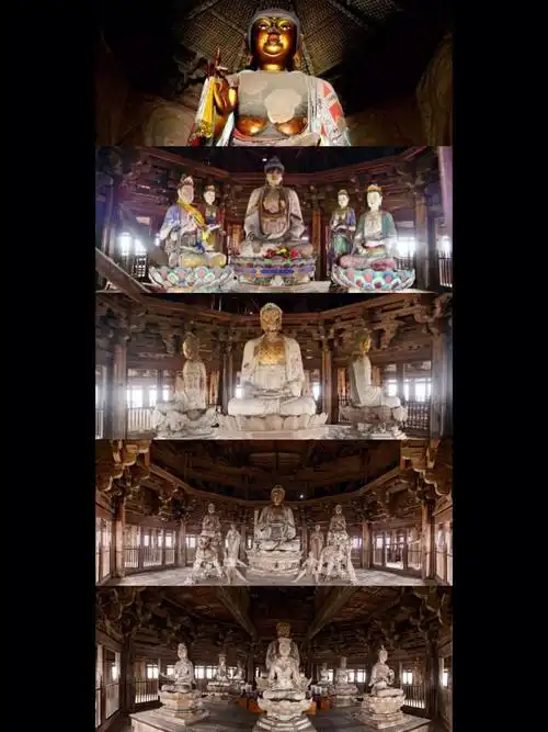 应县木塔佛像不开放区域佛像揭秘