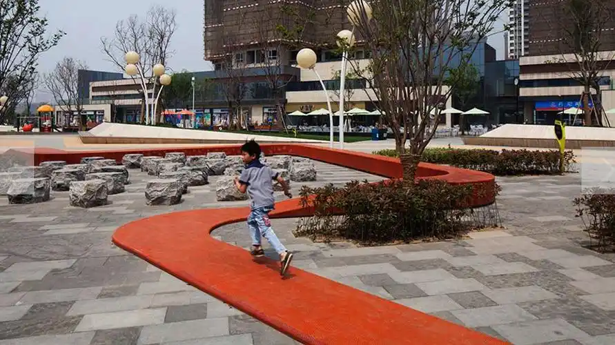 郑州万科城中央广场景观设计