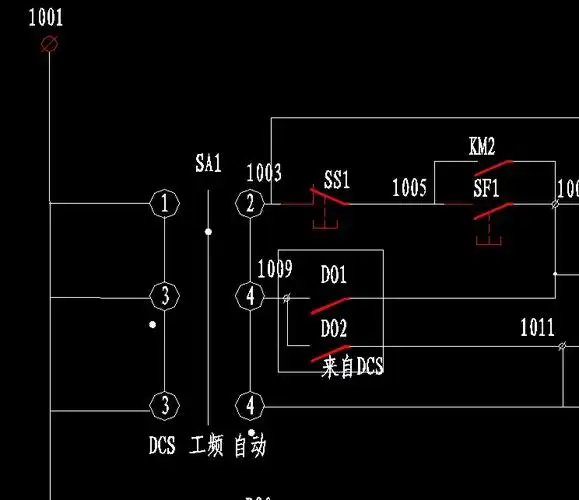 转换开关接线含义急