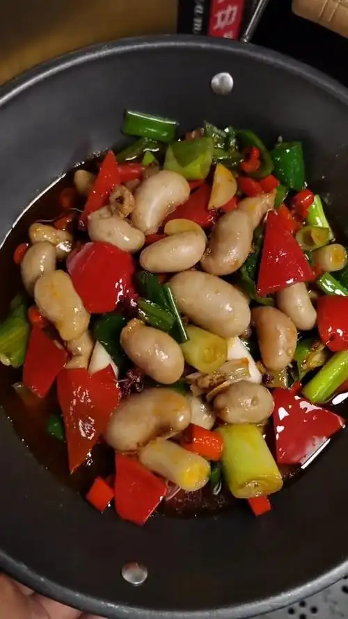 家乡特色美食#鸡腰子家常菜