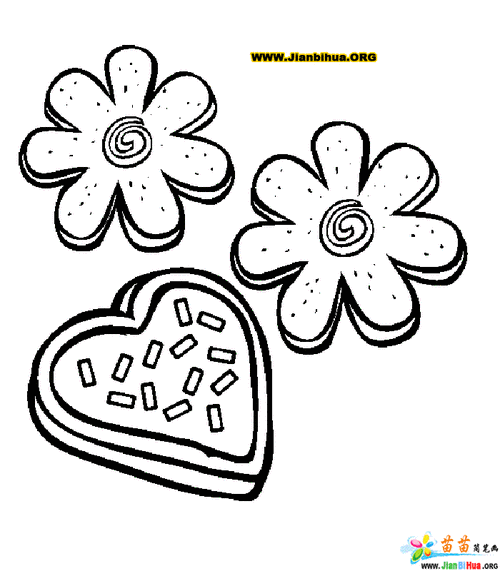 简笔画饼干 简笔画饼干怎么画