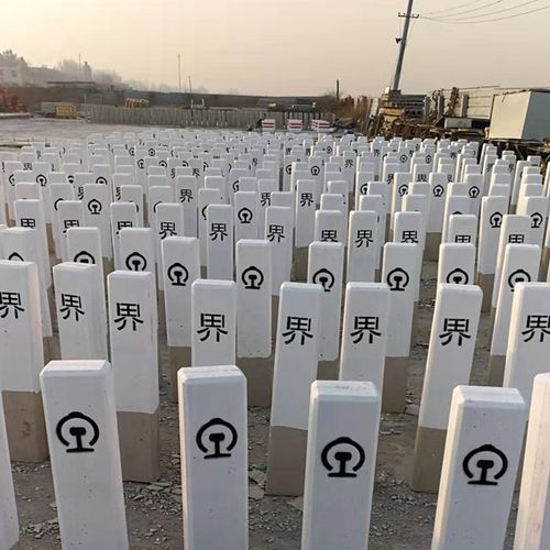 仁聚益厂家铁路水泥地雕界桩铁路地界桩用地界桩现货水泥柱子警示桩