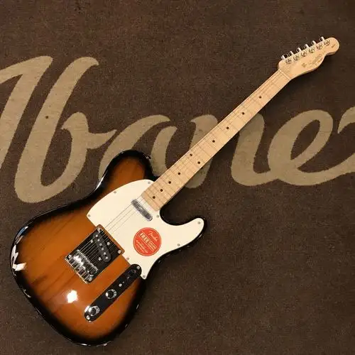 fender芬达旗下squier印尼affinitytele电吉他日落色吉他电吉他