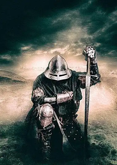 骑士,跪着,祈祷,战斗_高清图片_全景视觉