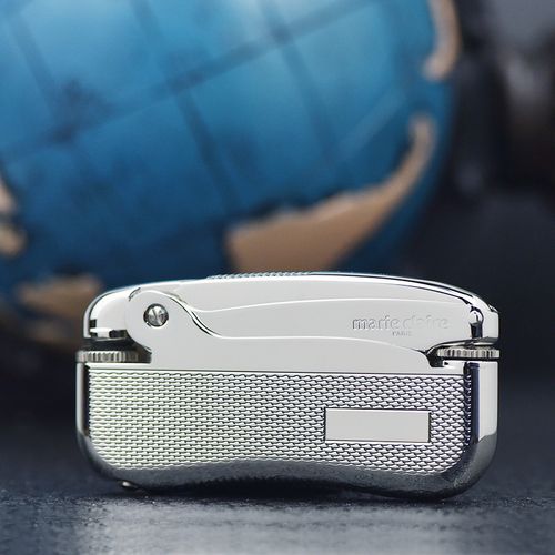 原装日本进口marieclarie嘉人经典老式复古砂轮煤油打火机