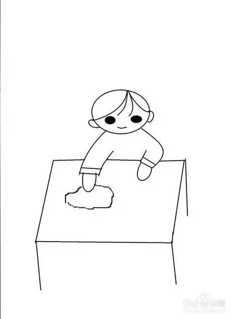 预防肺炎简笔画图片勤洗手讲卫生擦桌子扫地的儿童简笔画讲卫生勤洗手