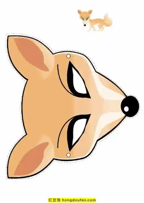 嘉年华,派对和庆祝活动的梦幻面具图纸打印-红豆饭小学生简笔画大全