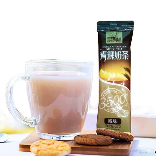 可可西里青稞奶茶360g袋装原味咸味冲饮小袋便携清真青海特产冲泡
