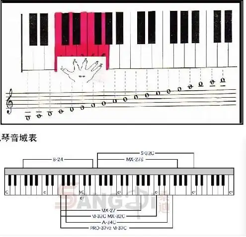 37键口风琴的键位,谁能给个图?