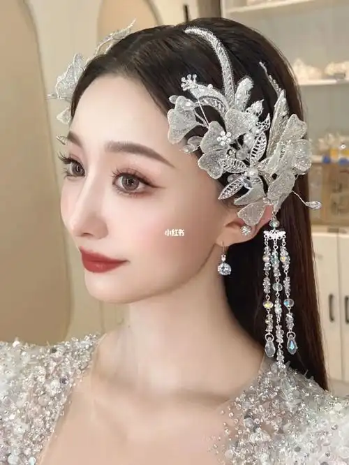 美美哒散发新娘造型