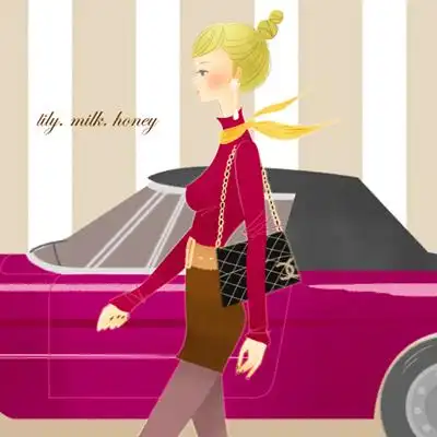 韩国lilymilkhoney网站时尚人物插画,30p  韩国lilymilkhoney网站时尚