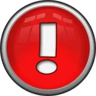 红色圆圈感叹号