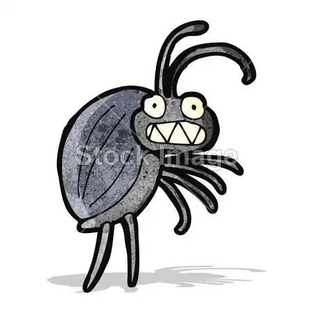 cartoon bug