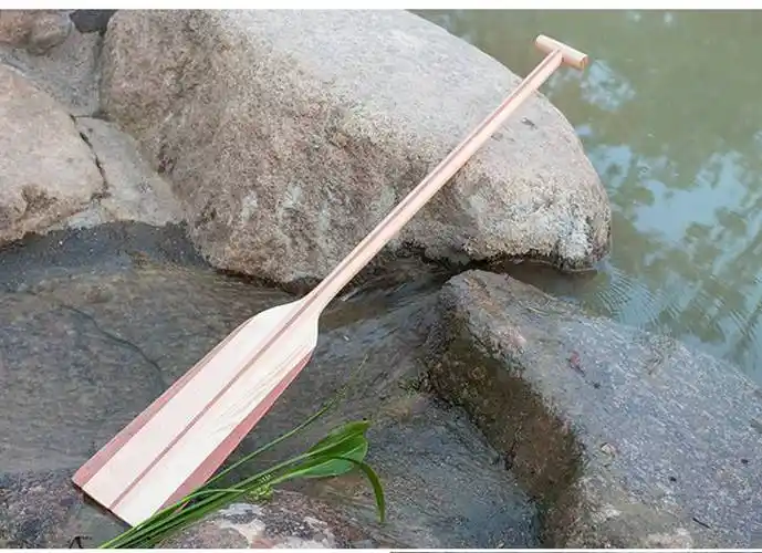 2米船桨划桨船浆划船的船浆手摇船桨道具木船桨 纯色款t1点15米一支