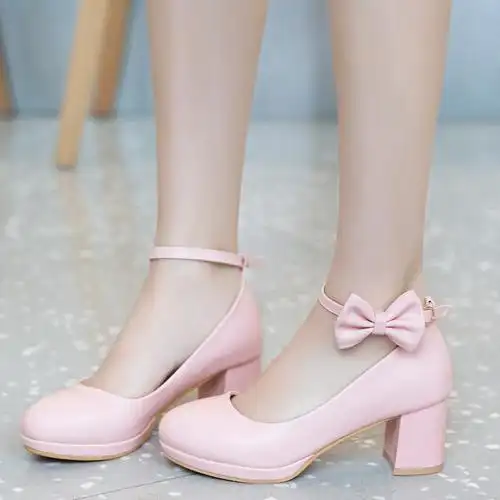 女童10岁皮鞋学生舞台表演出小女孩舞蹈公主中大童儿童高跟鞋单鞋