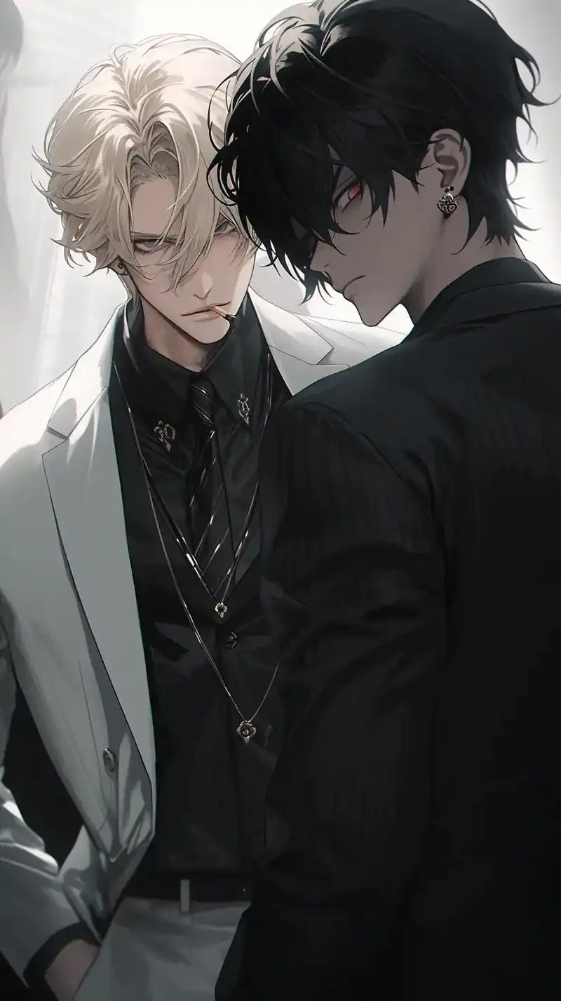 我们一起 所向披靡.#二次元 #ai绘画 #攻里攻气 #双男 - 抖音