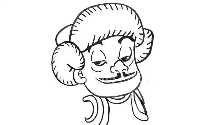 光头强简笔画怎么画